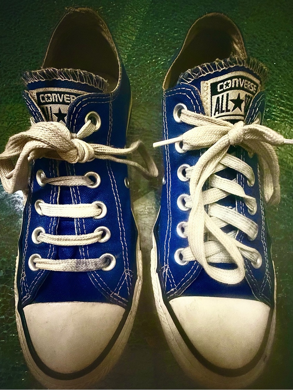 Converse Kids Low Top Sneakers in Royal Blue with White Accents